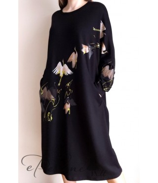 Nauja didelio dydžio DW suknelė su gandrais